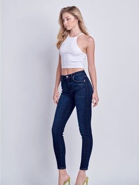 Artemis Vintage High Rise Full Length Skinny Jeans